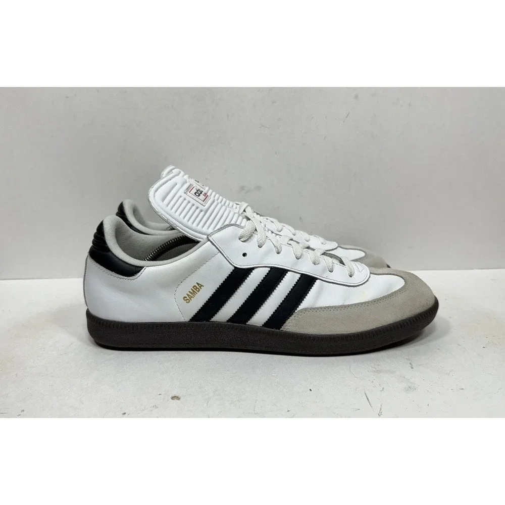 Adidas Samba Classic Mens Size 13 White 772109 Cloud White Black Sneakers Gum